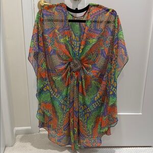 Shoshanna Jeweled colorful cover up